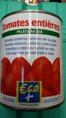 Tomates entières pelées au jus