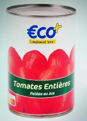 Tomates entières pelées au jus