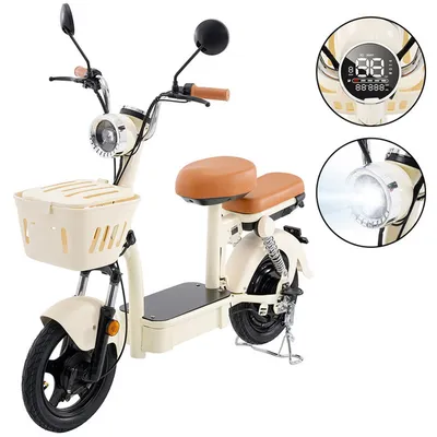 Trottinette Électrique iScooter Y16 avec Siège 150kg Puissante 1200W 14" 48V20Ah Vitesse Maxi 45km/h Autonomie 100 Km