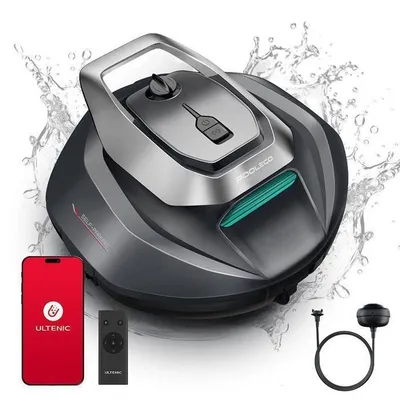 Ultenic Pooleco P10S Robot Piscine 2026- Trois moteurs -Nettoyage 90 min, télécommande & app, pour piscines jusqu’à 80 m²