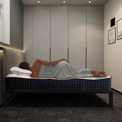 Matelas 160x200 | Epaisseur 27cm | Moyenne Ferme | Matelas 2 Personnes | Soutien Mousse à mémoire de Forme | Confort Équilibré