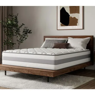Matelas 160×200 cm HOMAVO, 25 cm, Ressorts Ensachés, 10 Couches, 7 Zones, Réversible, Silencieux, OEKO-Tex, Nuit Réparatrice