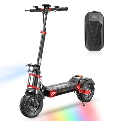 Trottinette électrique iScooter Pliable ix8 Avec Sac-12''-48V20Ah-1200W x 2-70 km Autonomie-4 vitesses-60 km/h-Tout-terrain