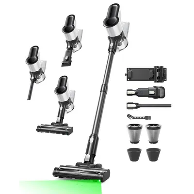 Aspirateur Balai sans Fil VACTechPro 550W/50Min/50KPA,Aspirateur sans Fil système de filtration 8couches,puissant pour sols et tapis