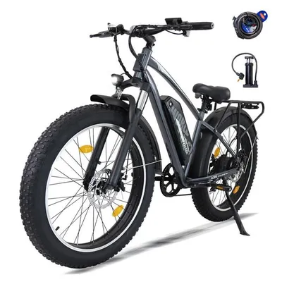 AVDLEU Vélo Électrique A35, E-bike Tout Terrain 26" *4.0, 250W - 25km/h, 15.6Ah 60-120km (Mode ASSIST), SHIMANO 7-Speed
