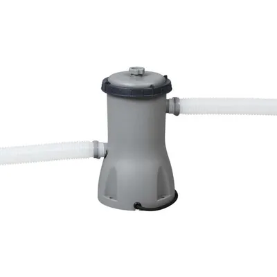 Kit Piscine hors sol autoportante BESTWAY - Fast Set - 457 x 122 cm - Ronde (Livrée avec filtre à cartouche + échelle de sécurité)