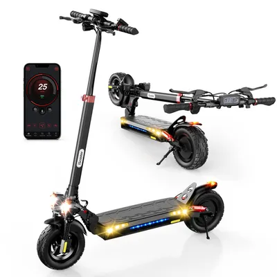 Trottinette Electrique iScooter ix4 Pour Adulte 150kg Puissante 800W 10" avec APP 48V15 Ah Autonomie Maxi 45 Km