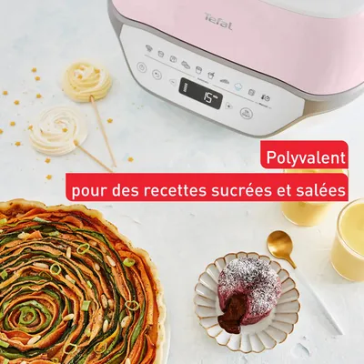 Tefal Cake Factory Infinity, Appareil à gâteau tout-en-un, 9 Programmes auto, 1 mode manuel, pour 9 personnes, KD850110
