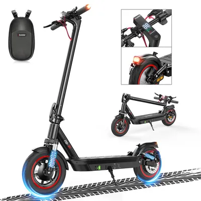 Trottinette Electrique Pliable-iScooter i10- Haute Puissance- Autonomie 40-45km -10"Avec APP-Double Frein & Suspension 4 vitesses