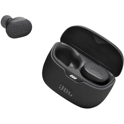 Ecouteurs sans fil JBL Tune Buds - Réduction de bruit active - Bluetooth 5.3 - Son Pure Bass - IP54 - 48h d'autonomie - Noir